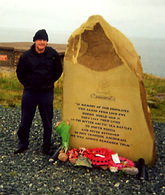 Memorial at Loch Ewe
