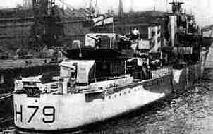 HMS Firedrake in Boston USA.